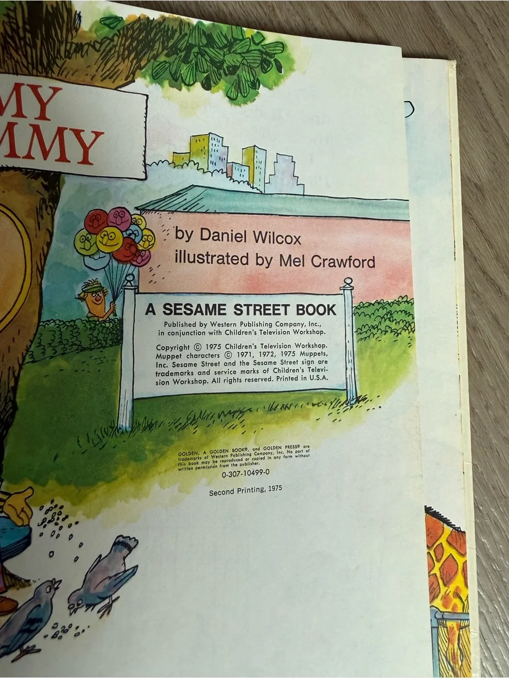 Vintage Sesame Street "I'm My Mommy" “I’m My Daddy” Children's Book - Picture 5 of 6